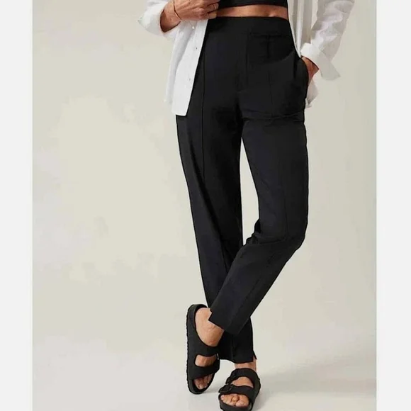 Athleta Vienna Slim Pants Womens Size 10 - Picture 1 of 8